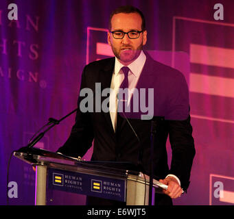 13th Annual Human Rights Campaign's Greater New York Gala at the Waldorf Astoria  Featuring: Chad Griffin Where: New York, United States When: 08 Feb 2014 Stock Photo