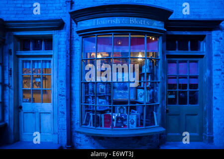 Warner Bros. Studio Tour London - The Making of Harry Potter preserves and showcases the iconic props. Stock Photo