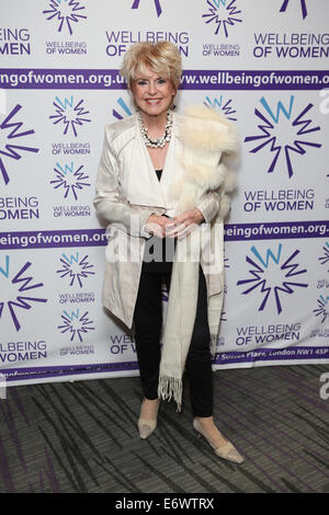 DJ Lora (Lora Elliot) hosts event to raise funds for the charity and bid farewell as she leaves to climb Mount Kilimanjaro, where she'll make history DJing at its summit.  Featuring: Gloria Hunniford Where: London, United Kingdom When: 10 Feb 2014 Stock Photo