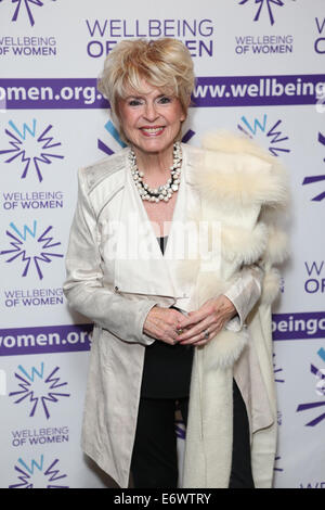 DJ Lora (Lora Elliot) hosts event to raise funds for the charity and bid farewell as she leaves to climb Mount Kilimanjaro, where she'll make history DJing at its summit.  Featuring: Gloria Hunniford Where: London, United Kingdom When: 10 Feb 2014 Stock Photo