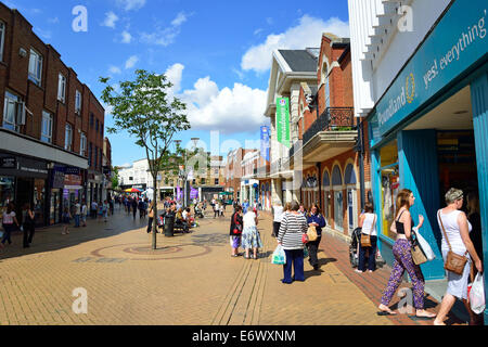 Pedestrianised High Street, Chelmsford, Essex, England, United Kingdom ...