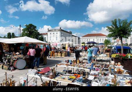 Secondhand market in Lustgarten, Potsdam, Land Brandenburg, Germany Stock Photo