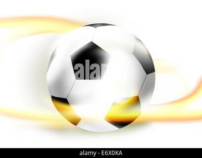 Football Soccer Ball Creative Ball Light Design Stock Photo