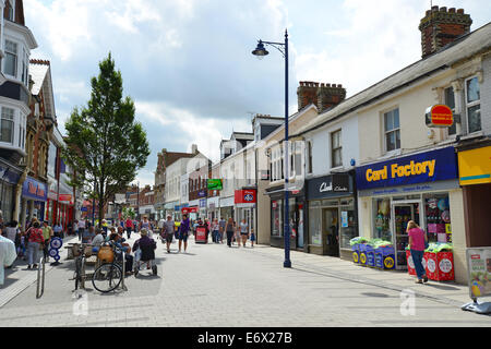 Hamilton Road (shopping street), Felixstowe, Suffolk, England, United Kingdom Stock Photo