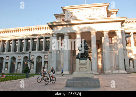 Velazquez statue in El Prado museum, Madrid Stock Photo