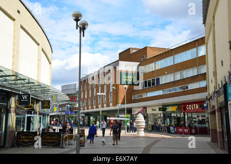 Hemel Hempstead town centre from the air, south east England, UK Stock ...