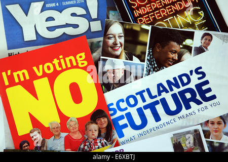 Scottish Referendum September 2014 Stock Photo