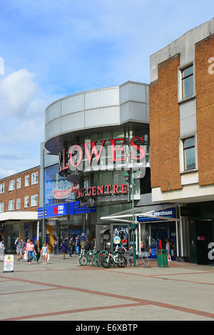 Marlowes Shopping Centre, High Street, Hemel Hempstead, Hertfordshire, England, United Kingdom Stock Photo