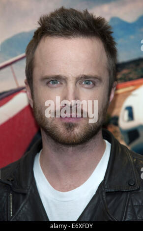 VIP film screening of 'Need for Speed' - Arrivals  Featuring: Aaron Paul Where: London, United Kingdom When: 26 Feb 2014 Stock Photo