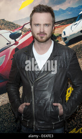 VIP film screening of 'Need for Speed' - Arrivals  Featuring: Aaron Paul Where: London, United Kingdom When: 26 Feb 2014 Stock Photo