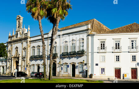 Arco Da Vila old city at Faro Algarve Portugal. Stock Photo