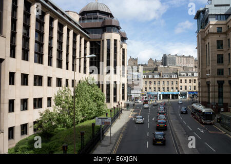 West Approach Road and Business District City Centre Edinburgh