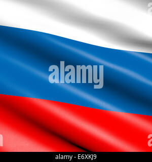 Russian Flag Stock Photo