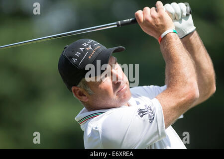 Hennie Otto the winner of the Italian Open that is taking place in Circolo Golf Club Torino Stock Photo