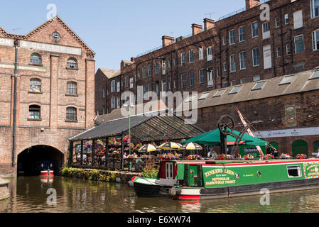 The canal waterfront, Nottingham, Nottinghamshire, England, UK. Stock Photo