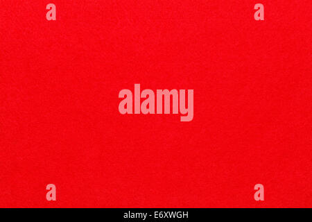 Smooth Red Felt Fabric Background Texture Top View. Stock Photo