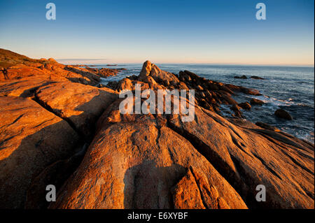 Cape Conran, granite rocks at West Cape, East Gippsland, Victoria, Australia Stock Photo