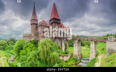 Corvin's Castle / Hunyadi Castle / in Hunedoara, Romania Stock Photo