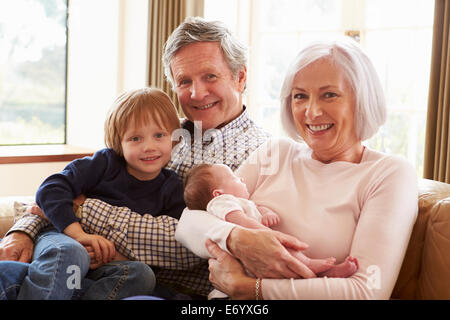 Young Woman Using Digital Tablet At Home Stock Photo
