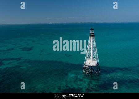 Alligator Reef Light. Stock Photo