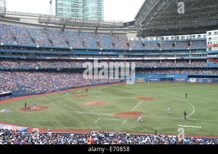 Toronto Blue Jays Major League Baseball stadium Canada Rogers Centre Stock Photo