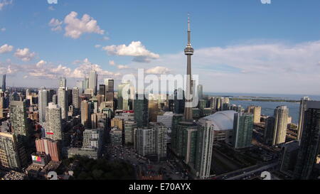 Aerial view of Toronto, Ontario, Canada Stock Photo