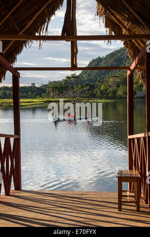 Lagoon of Miracles in Tingo Maria. Huanuco department. Peru. Stock Photo