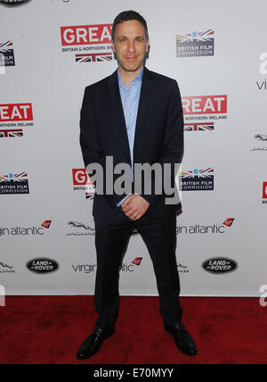 GREAT British Film Reception to  Honor the British Nominees of the 86th AnnualAcademy Awards  Featuring: Chris Burdon Where: LA, California, United States When: 01 Mar 2014 Stock Photo