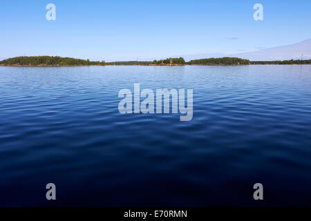 Lake scenery in Lappeenranta, Finland Stock Photo