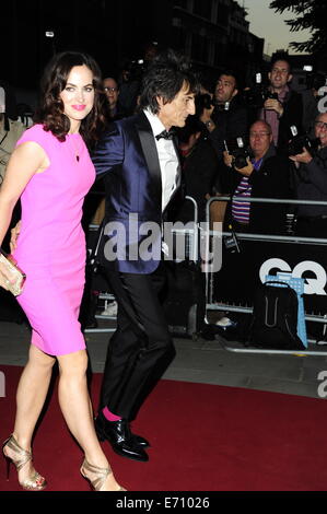 London, UK. 2nd Sep, 2014. Sally Wood ; Ronnie Wood attend the GQ Men of the Year Awards at The Royal Opera House Covent Garden London 2 September 2014 Credit:  Peter Phillips/Alamy Live News Stock Photo