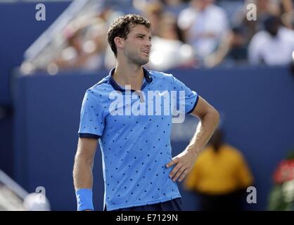 New York, NY, USA. 02nd Sep, 2014. US Open Tennis tournament grand slam. Grigor Dimitrov (BUL) Credit:  Action Plus Sports/Alamy Live News Stock Photo