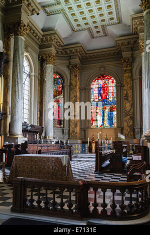 Interior of Birmingham Cathedral (St Philips), Birmingham, England Stock Photo