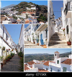 set of photos from Frigiliana, Andalusia, Spain Stock Photo