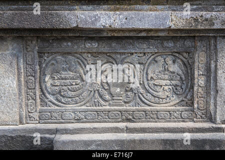 Stone Carving at Prambanan Hindu temples, Jave, Indonesia Stock Photo ...