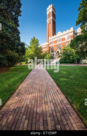 Campus of Vanderbilt University in Nashville, Tennessee. Stock Photo