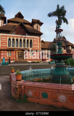 Napier Museum Building and Fountain, Thiruvananthapuram Stock Photo