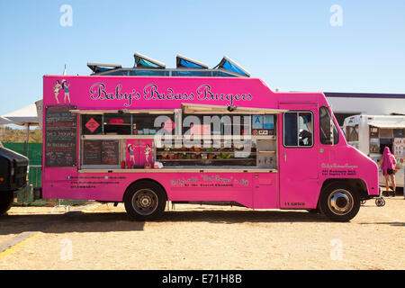 Food truck, Malibu Chili Cook-Off and Fair, Malibu, Los Angeles County, California, United States of America Stock Photo