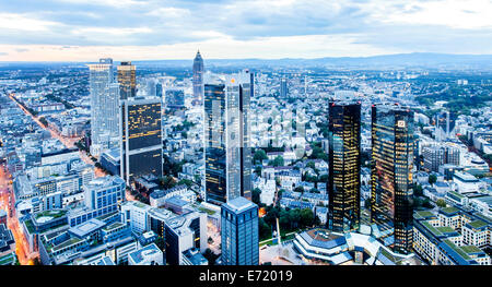 Skyscrapers with Trianon, Sparkasse, FBC Frankfurt Office Centre ...