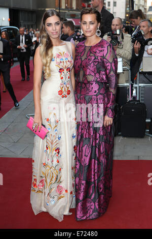 London, UK. 2nd Sep, 2014. Amber Le Bon and Yasmin Le Bon attend the GQ Men of the Year awards at The Royal Opera House on September 2, 2014 in London, England./picture alliance Credit:  dpa/Alamy Live News Stock Photo