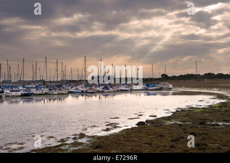 Southsea Harbour and marina, Hampshire, UK Stock Photo