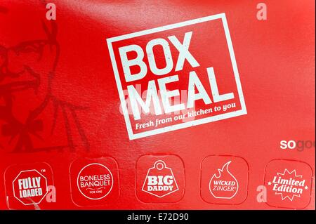 KFC box meal Stock Photo