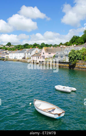 The waterside village of Flushing near Falmouth in Cornwall, UK Stock Photo
