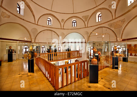 The Museum of Traditional Greek Ceramics, in Tzistarakis mosque, Monastiraki square, Athens, Greece. Stock Photo