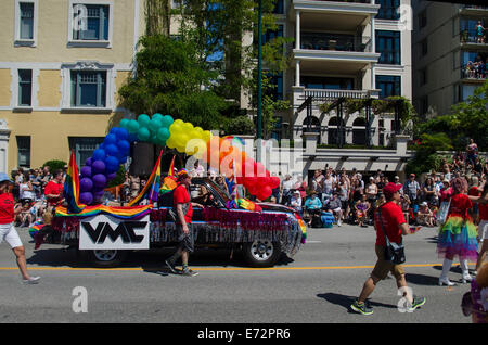 Pride Parade, Vancouver 2014 Stock Photo