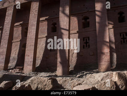 Bethe Medhaniale Church, Lalibela, Ethiopia Stock Photo