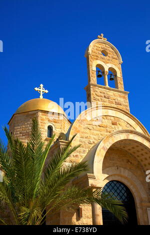 Orthodox Church of St. John The Baptist, The Baptism Site of Jesus, Bethany, Jordan, Middle East Stock Photo