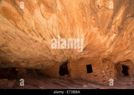 House on Fire Ruins, Anasazi Culture, over 800 years old, Mule Canyon, Cedar Mesa, Utah, United States of America, North America Stock Photo