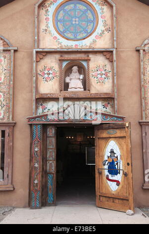 Santo Nino de Atocha Chapel, Childrens Chapel, Santuario de Chimayo, Religious Pilgrimage Site, Chimayo, New Mexico, USA Stock Photo