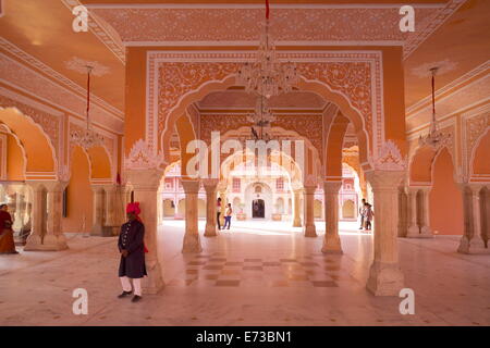 Hall of Public Audience (Diwan-e-Khas), City Palace, Jaipur, Rajasthan, India, Asia Stock Photo