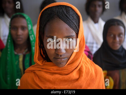 Afar Tribe People, Afambo, Ethiopia Stock Photo